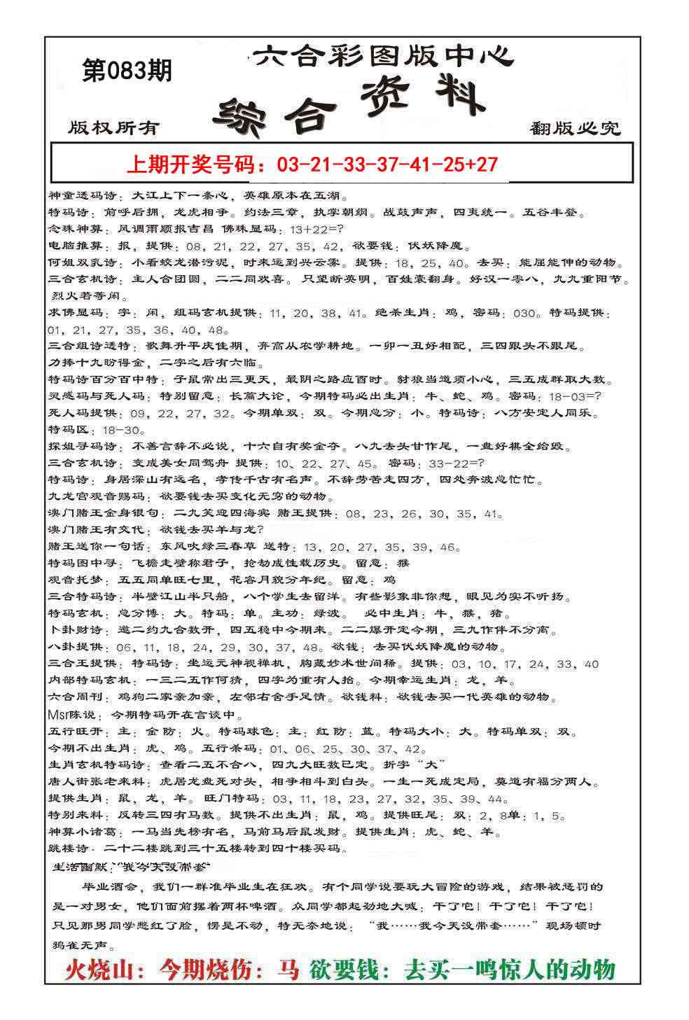 083期内部综合资料[图]